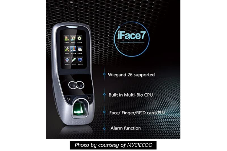 Ciecoo Iface7 ZK Software Biometric Face Access Control Review - Features Multiple Access Modes
